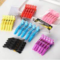 Black Crocodile Hairdressing Hair Clip Plastic Clamps Claw Alligator Clip Hairpin Barber Salon Styling Hair Accessories 6pcs/set
