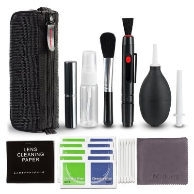 Lens Cleaning Kit 7 in 1 Lens Camera Cleaning Set Professional Air Blower Cloth Pen Tissue for Canon Nikon Sony DSLR