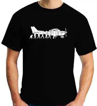 Newest Fashion Tops Summer Cool Funny T-Shirt Airplane Pilot Shirt
