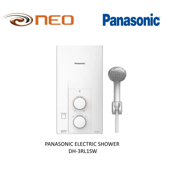PANASONIC STARDARD ELECTRIC SHOWER WATER HEATER - DH-3RL1SW | WHITE |  Lazada Singapore