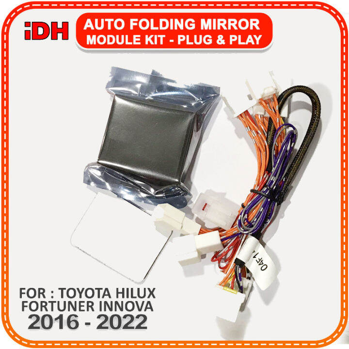 Toyota Hilux Fortuner Innova 20162022 Auto Folding Mirror Module Kit Plug and Play & No Cut