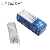 【▼Hot Sales▼】 fa9669558 Lediary หลอดไฟ G9ฮาโลเจน110V/220V หลอดไฟสีวอร์มไวท์25/40/60W 2700K 20ชิ้นสำหรับการแข่งขันโคมไฟภายในอาคารโคมระย้า