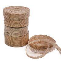 10 Meter 15mm-38mm Jute Burlap Ribbons DIY Handmade Crafts Hessian Twine Rope Cords Rustic Wedding Birthday Party Decoration