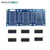 For Wemos D1 Mini Triple Socket Triplet Base Shield Board NodeMCU Compatible ESP8266 Development Base Board Module With Pins