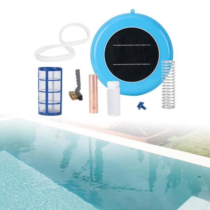 Solar Powered Pool Ionizer Reduces Chlorine Durable Water Purifier