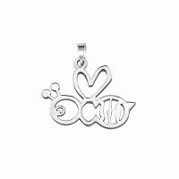 Silver thai 925 Sterling Silver Honeybee Pendant, จี้ผึ้งเงินแท้ 925 , Bee design kids pendant jewelry , Silver pendant 925