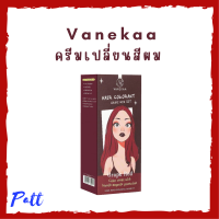 Vanekaa Hair Colorant สี Grape Red ครีมเปลี่ยนสีผม วานิก้า แฮร์ คัลเลอร์แรนท์ ปริมาณ 100 ml. / 1กล่อง