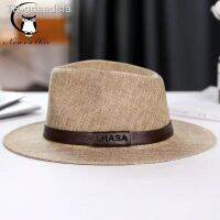 ┋✎ hat mens sun visor Panama flat edge British high end protection Outdoor