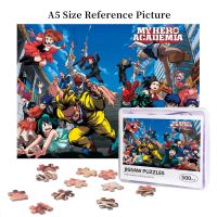 My Hero Academia (2) Wooden Jigsaw Puzzle 500 Pieces Educational Toy Painting Art Decor Decompression toys 500pcs