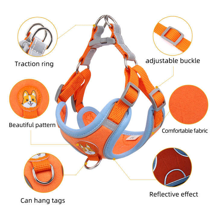 adjustable-vest-style-dog-harness-pet-breathable-harness-and-leash-set-puppies-walking-dog-leash-reflective-cat-dog-accessories