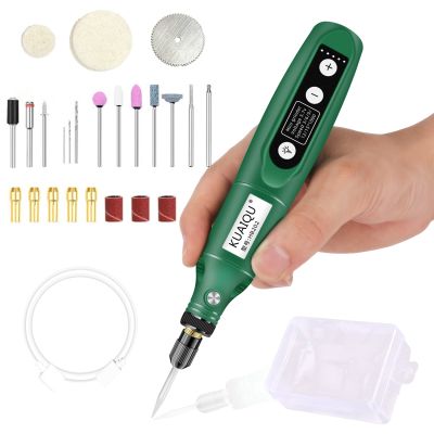 （HOT NEW） HB 202 Variable SpeedGrinder Set USB Charging Electric Drill EngravingRotary Tool For Polishing Carving Sanding