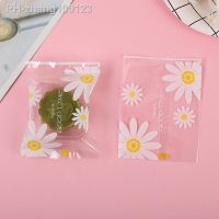 100PCS transparent white background packaging bag snack biscuit candy baking packaging plastic bag DIY sealing bag