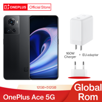 OnePlus Ace 5G MTK Dimensity 8100 MAX Global Rom 12GB 512GB 150W Fast Charging ศัพท์มือถือ120Hz AMOLED