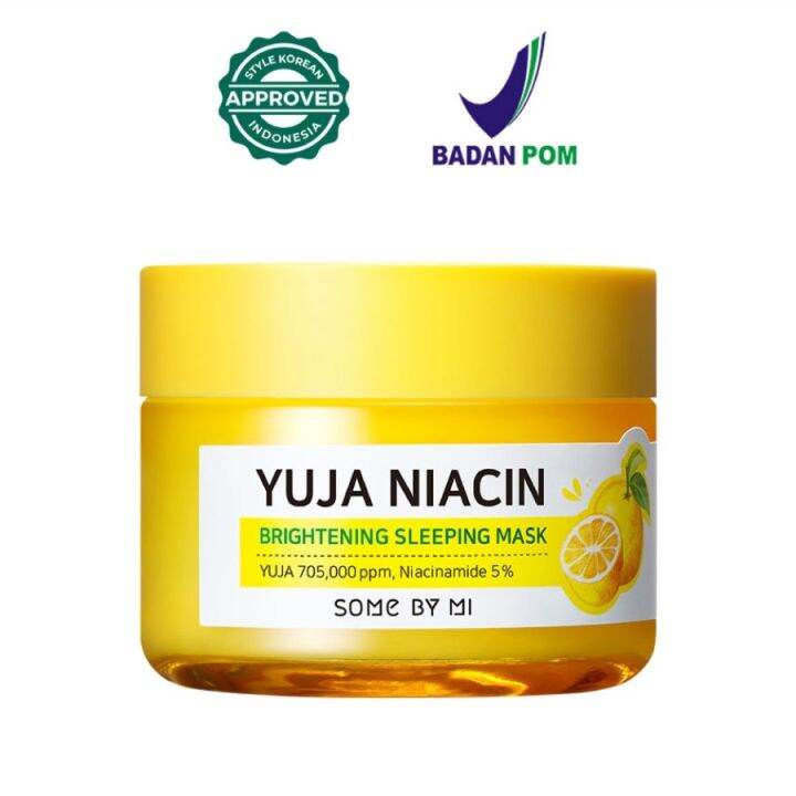 SOME BY MI Yuja Niacin Brightening Sleeping Mask 60 gr Lazada Indonesia
