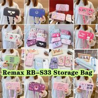 READY STOCK! For Remax RB-S33 Bone Conduction Headphones Case Funny Cartoons for Remax RB-S33 Portable Storage Bag Carry Box Pouch