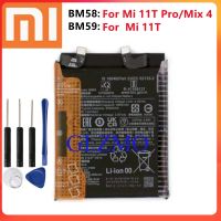 แบตเตอรี่เดิม BM59สำหรับ Xiaomi 11T Mi 11T, BM58สำหรับ Xiaomi Mi 11T Pro Mi Mix 4 Mix4 + เครื่องมือฟรี