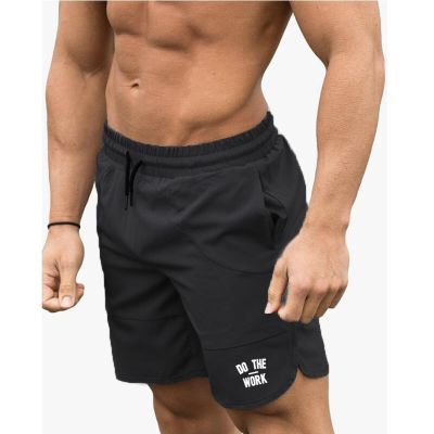 Claribelzi Mens Workout Mesh Training Fashion Brand Gym Breathable Muscle Size Shorts