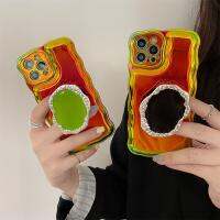 มีสีสันหรูหราเลเซอร์โลหะตัวยึดอัญมณีเคสนิ่มขอบหยักสำหรับ Iphone 11 13 12 Pro Max XR XS XS XS Max ฝาหลังป้องกัน