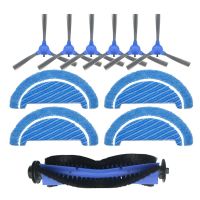 11 PCS Vacuum Parts Replacement for Conga 1090 Robot Vacuum Cleaner Accessories Kit Main Brush Side Brush Mop Cloth