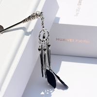 【CW】Vintage Chinese Style Hair Sticks Women Girls Black Feather Tassel Pendant Metal Hairpins Boho Ethnic Jewelry Accessories Gifts