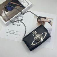 Vivienne Westwood West Pacific After Saturn Aslant อาวุโสความรู้สึกกระเป๋าเล็กเข็มขัดใส่มือถือพวงกุญแจกระเป๋าสตางค์พัสดุ Ms ลมในฤดูร้อน