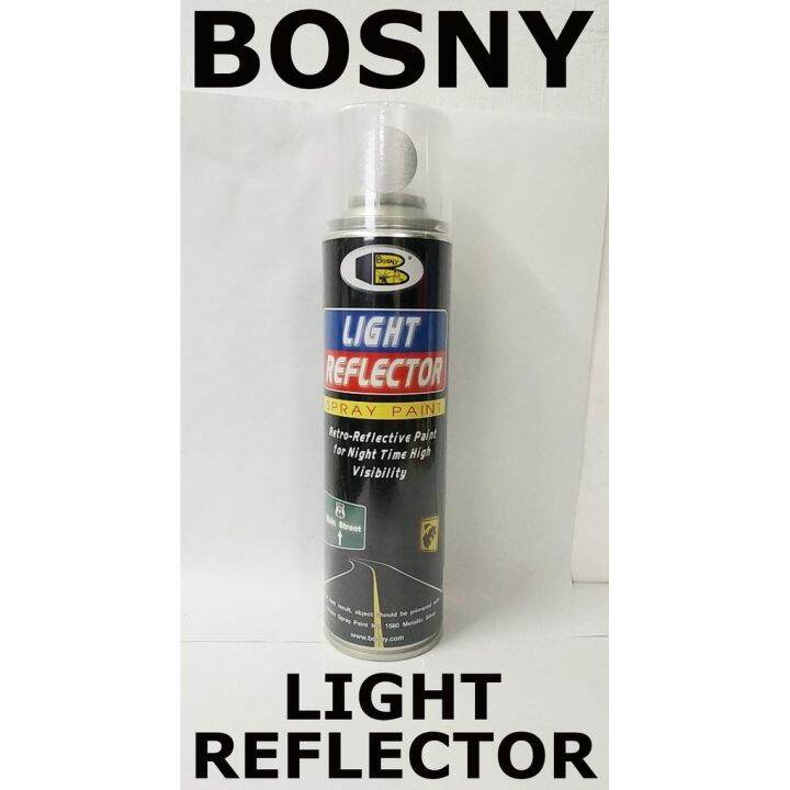 BOSNY LIGHT REFLECTOR SPRAY PAINT (200 cc PER CAN) RETROREFLECTIVE