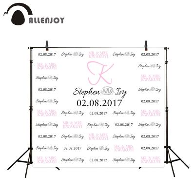 【Worth-Buy】 Allenjoy รูปภาพพื้นหลังสำหรับถ่ายภาพเขียนซ้ำติดผนังงานแต่งงานงานวันเกิดงานปาร์ตี้ปรับแต่งได้ตามต้องการ