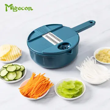 Professional 8 in 1 Vegetable Cutter Vegetable Slicer Potato Peeler Carrot  Onion Grater with Strainer Kitchen Accessories