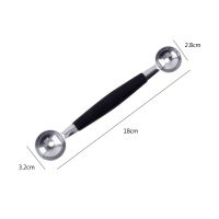 Special Offers Stainless Steel Double Ended Headed Fruit Icecream Ball Spoon Diameter Melon Baller Fruit Vegetable Tools