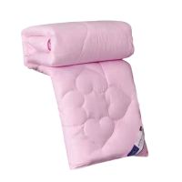 Quilts Mulberry Silk Cotton Warm Skin-Friendly Quilting Process Duvet Breathability Blanket Bedroom Summer Spring Cold Pink