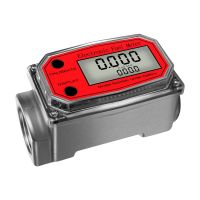 Aluminum Alloy Durable Digital Turbine Flow Meter LCD Electronic Fuel Meter Flowmeter NPT Counter Diesel Petrol Methanol Water