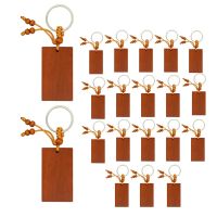 Wood Engraving Blanks Keychains Blank Wooden Key Tag 20 Pack