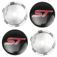 4Pcs/lot 60mm Car Wheel Center Hub Cap Hubcap Emblem Badge Decal for Ford ST FOCUS 2 Focus 3 Mondeo Fiesta Kuga MK2 MK3 MK4 Hubcaps Hub center Car wheel cover