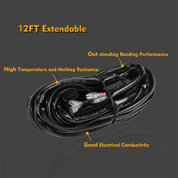 7 Wiring Harness Relay Modification Kit 300W 12V 40A Practical For Connect Led Work Light Bar HID spotlight