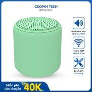 Loa bluetooth mini GROWNTECH-TWS 3D 3W không dây 12 màu Macaron rực rỡ