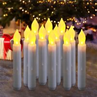 16.5cm Flameless LED Candle Light Bright Flickering Bulb Battery Operated Tea Light Christmas Birthday wedding decoration