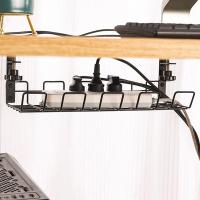 Under Desk Wire Storage Rack Tables Bottom Socket Holder Hanging Rack Under Desk Cable Organizer Wire Cable Tray