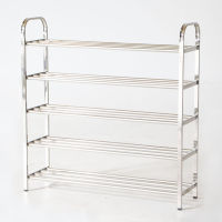 STAINLESS STEEL SHOE RACK ชั้นวางรองเท้าสแตนเลส 23X80X86 CM. RT1905102