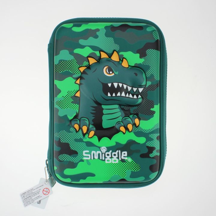 new smiggle pencil case kawaii camouflage dinosaur for boy Cartoons pen ...