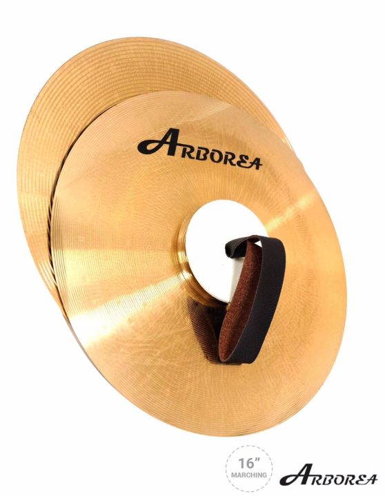 arborea-แฉเดินพาเหรด-ฉาบเดินพาเหรด-marching-ขนาด-16-นิ้ว-รุ่น-fjb-400-16-40cm-marching-cymbal