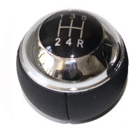 Leather Car Gear Shift Knob Shifter Lever Handle Ball Chrome Manual For Mini R50 One D R52 R53 Cooper S 3 Doors 2001-2008