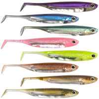 Dr.ปลา 5/6pcs ตกปลาเหยื่อพลาสติกซิลิโคนเหยื่อ Paddle TAIL SHAD หนอน Swimbaits น้ำจืดปลาเทราท์เบส 70 มม.80 มม.100 มม.-Luqiande