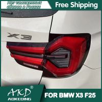 รถสำหรับ BMW X3 2010-2017 F25หลอดไฟ Led ท้ายไฟหมอกดีอาร์แอล Day Running Light แต่งรถอุปกรณ์เสริม XDrive30d ไฟท้าย M40i Lightsfdhgf