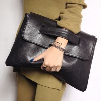 ▥♨㍿ Women Clutches PU leather Crossbody Bags for female Shoulder messenger bag Laptop Bag For Macbook Pouch Bag big Ladies handbag