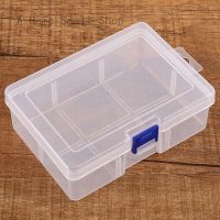 A Home Small Shop 1PCS Large Transparent Plastic Storage Box Clear Square Multipurpose Display Container Household Storage Holder