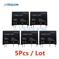 【Worth-Buy】 โมดูลรีเลย์หน่วงเวลาชิ้น/ล็อต5ครั้ง G3mb-202p G3mb 202P Dc-Ac Pcb Ssr In 5V 12V 24V Dc ออก240V Ac 2a โมดูลโซลิดสเตทรีเลย์