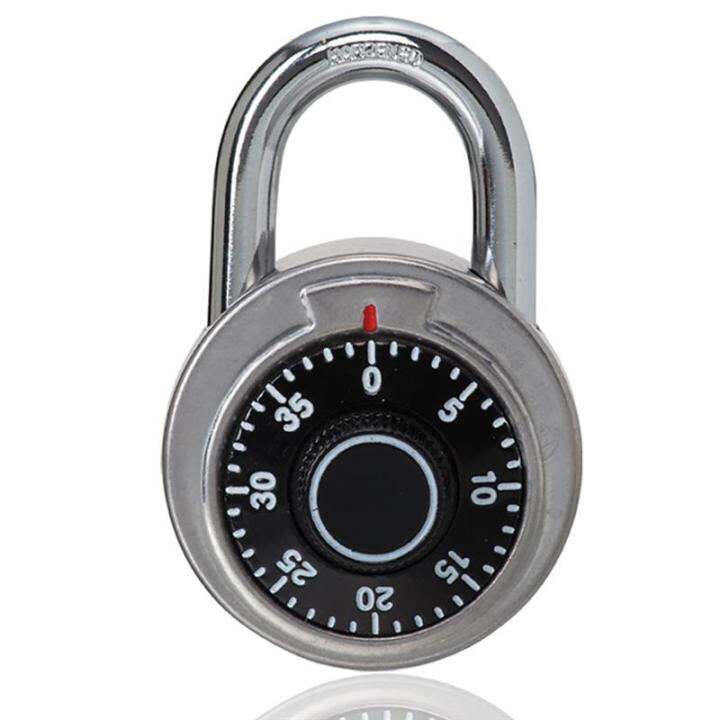 Digit Combination Code Rotary Padlock Ound Dial Number Luggage Suitcase Security Locker Suitcase