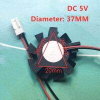 【cw】 5V Graphics fan Diameter 37mm Cooling hole pitch 26x26x20mm 2-wire 【hot】