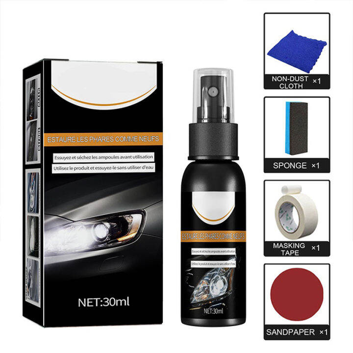 "IN STOCK 30ML headlamp restorer headlight polisher/Headlight Cleaner