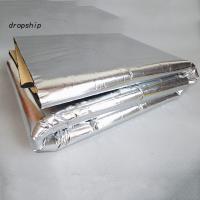 DPSP Car Vehicle Hood Engine Thicken Aluminum Foil Sound Heat Insulation Mat Pad